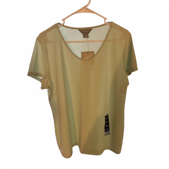 Liz Claiborne Tops - Elegant Sheer light blue Women's Top